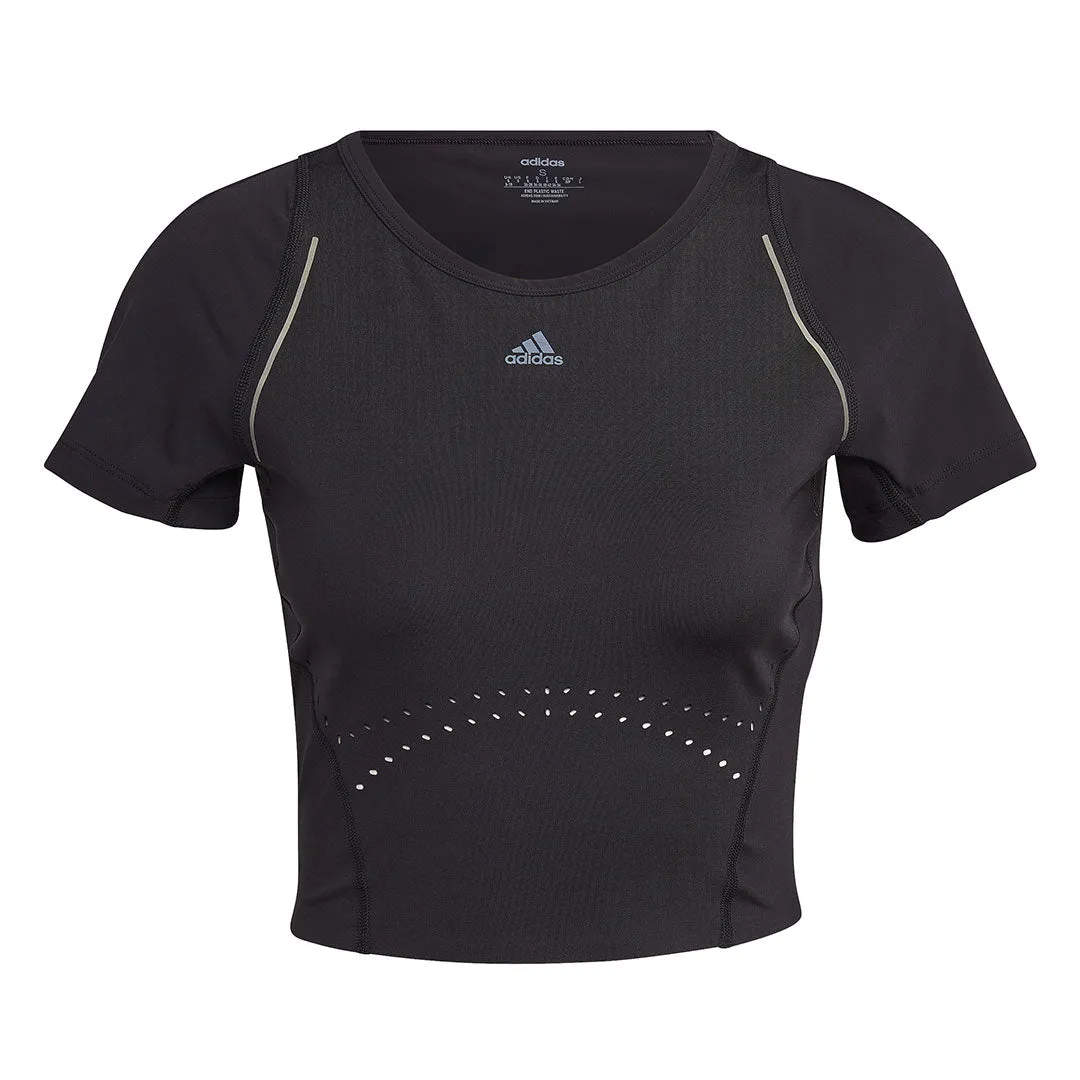 Flex Fit Design adidas - Women's HIIT 45 Seconds Crop T-Shirt (HM8096)