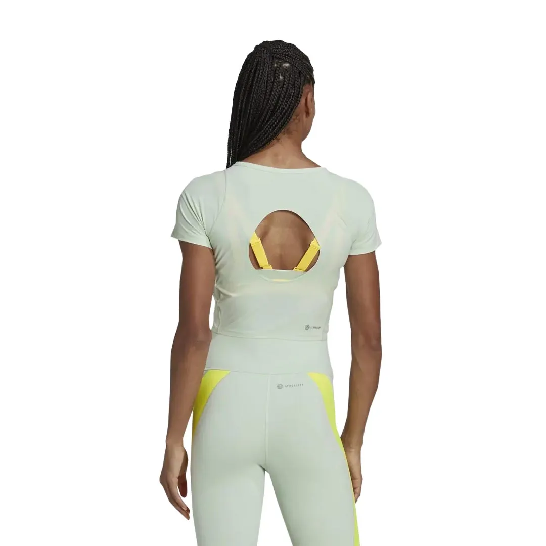 adidas - Women's HIIT 45s Crop T-Shirt (HM8097) Strong Zip