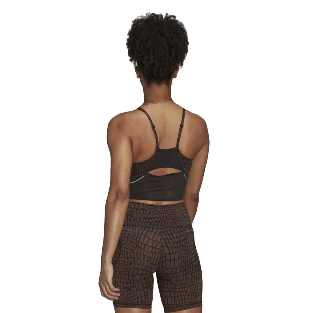 adidas - Women's HIIT 45S Crop Tank Top (HN0771) AntiSnag Lining Material Ergonomic Armhole Cut