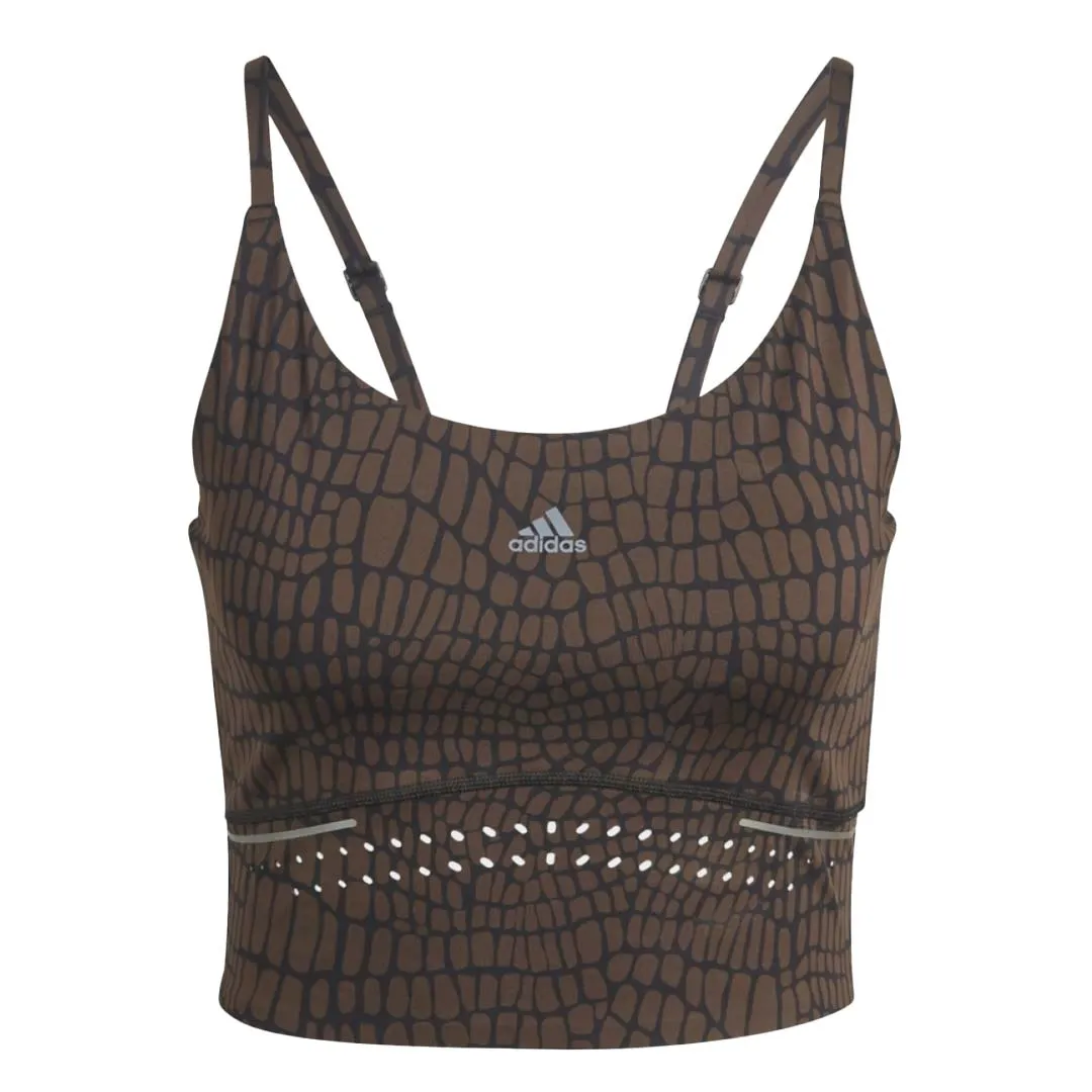 adidas - Women's HIIT 45S Crop Tank Top (HN0771) DualLayer Weave