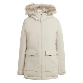 Casual Work Look Low Bulk High Warmth adidas - Women's Hooded Fur Parka (HZ5734)