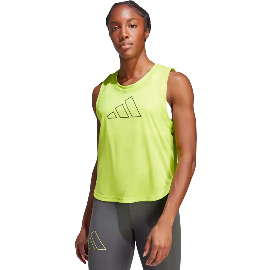 adidas - Women's Hyperbright Training Tank Top (IL6621) Seam Sealed Technology Everyday Active Style