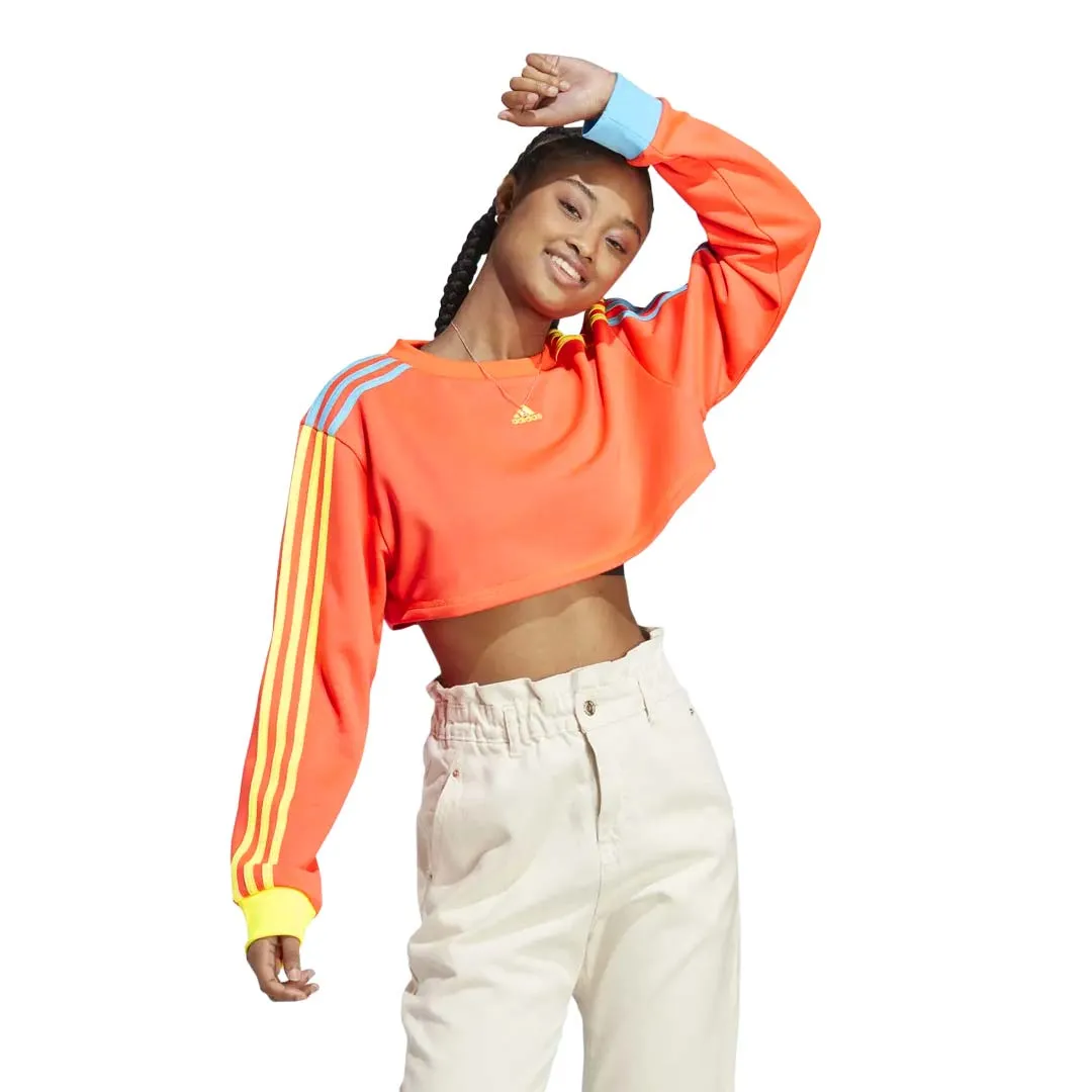 Sealed Seams adidas - Women's Kidcore Cropped Sweatshirt (IK7067)