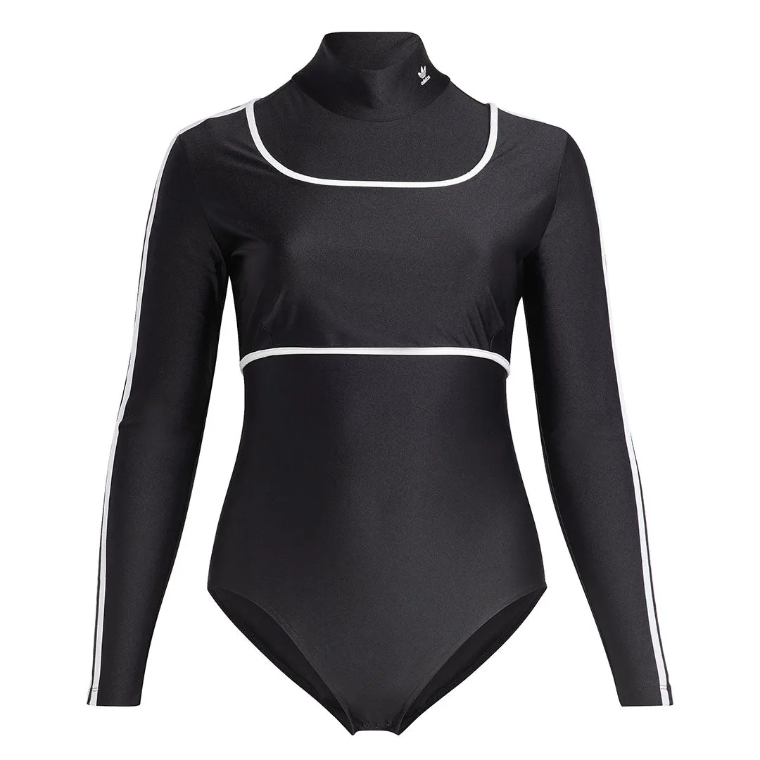 adidas - Women's Long Sleeve Bodysuit (Plus Size) (IC0035) Airtight Fasteners Weatherproof Shell