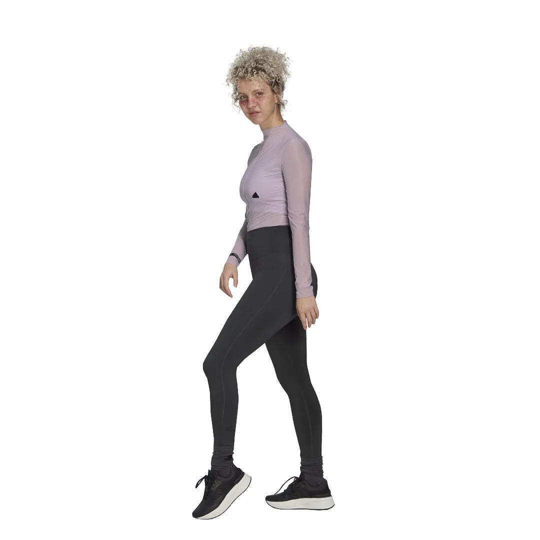 adidas - Women's Long Sleeve T-Shirt (HG4355) Flexible Cuffs LaserCut Vents