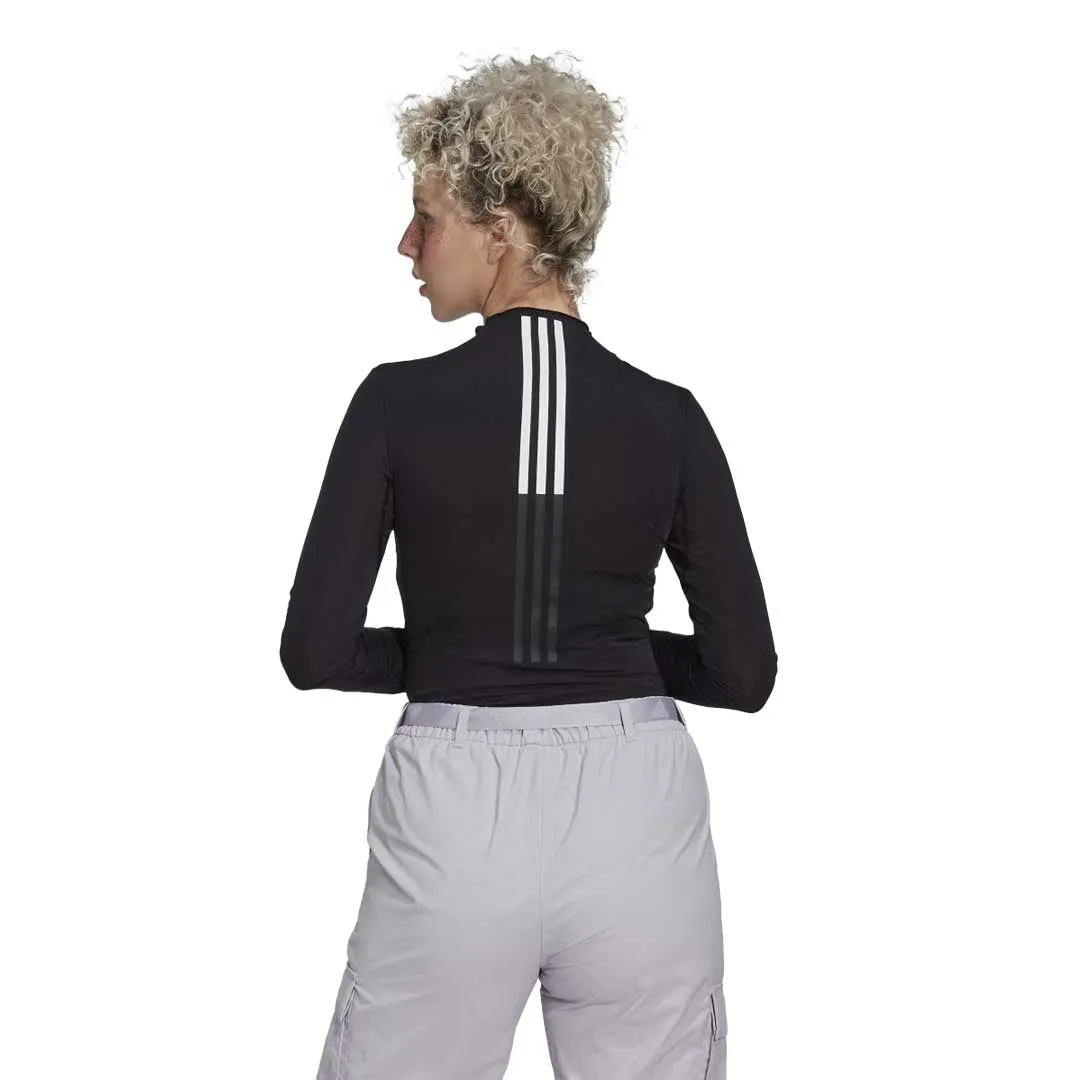 adidas - Women's Long Sleeve T-Shirt (HM2838) High Collar Windguard