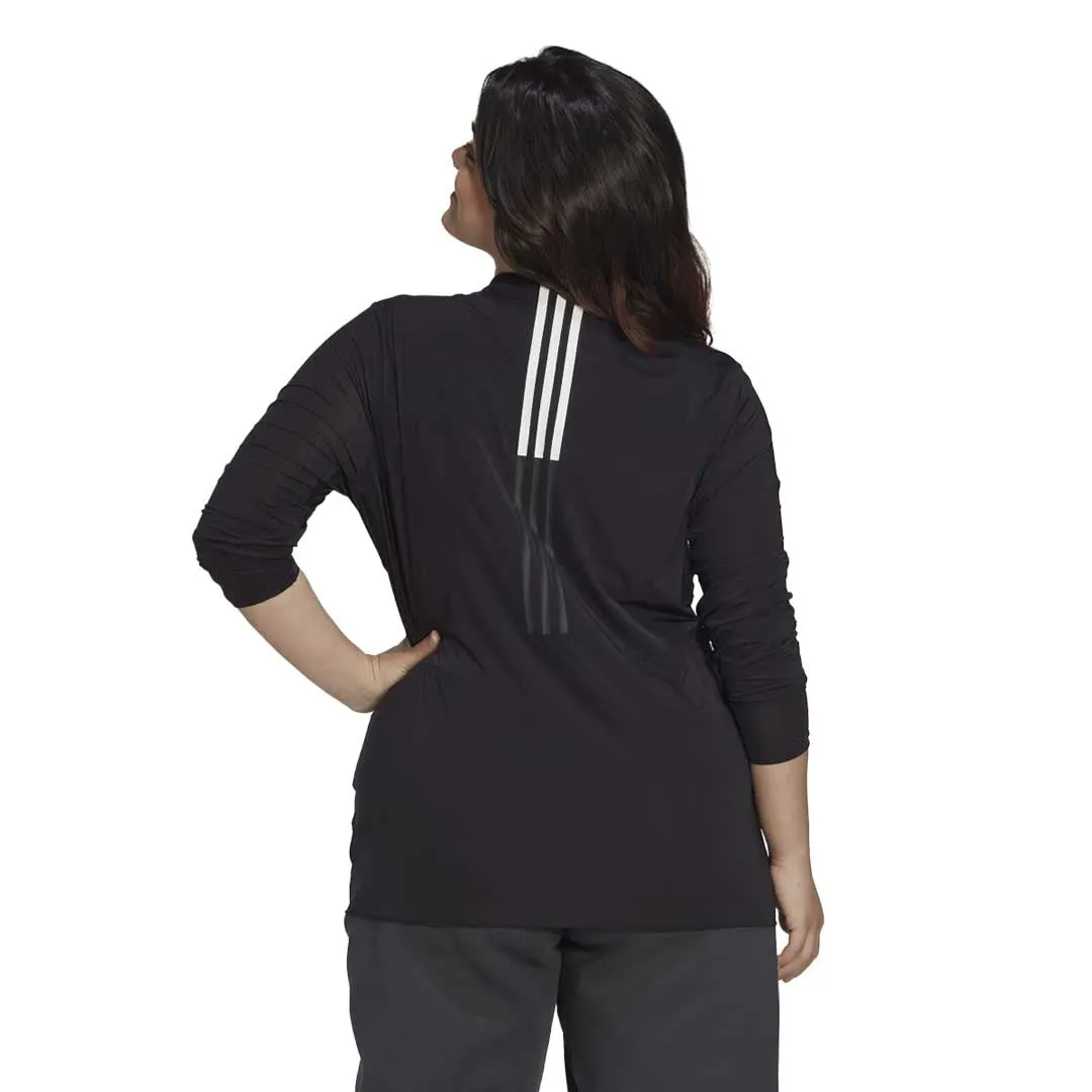 adidas - Women's Long Sleeve T-Shirt (Plus Size) (HK8058) UltraQuietMaterial