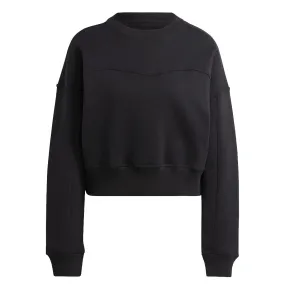 adidas - Women's Lounge Fleece Sweatshirt (HZ4379) Articulated Sleeves