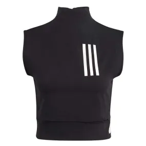 adidas - Women's Mission Victory Sleeveless Cropped Top (HN5739) Modern Layers waterproof construction