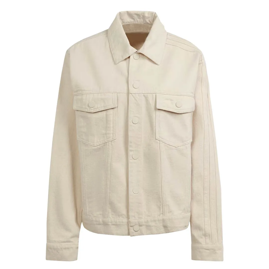 adidas - Women's Originals X Kseniaschnaider Denim Jacket (IJ6624) Abrasion Resistant Fabric