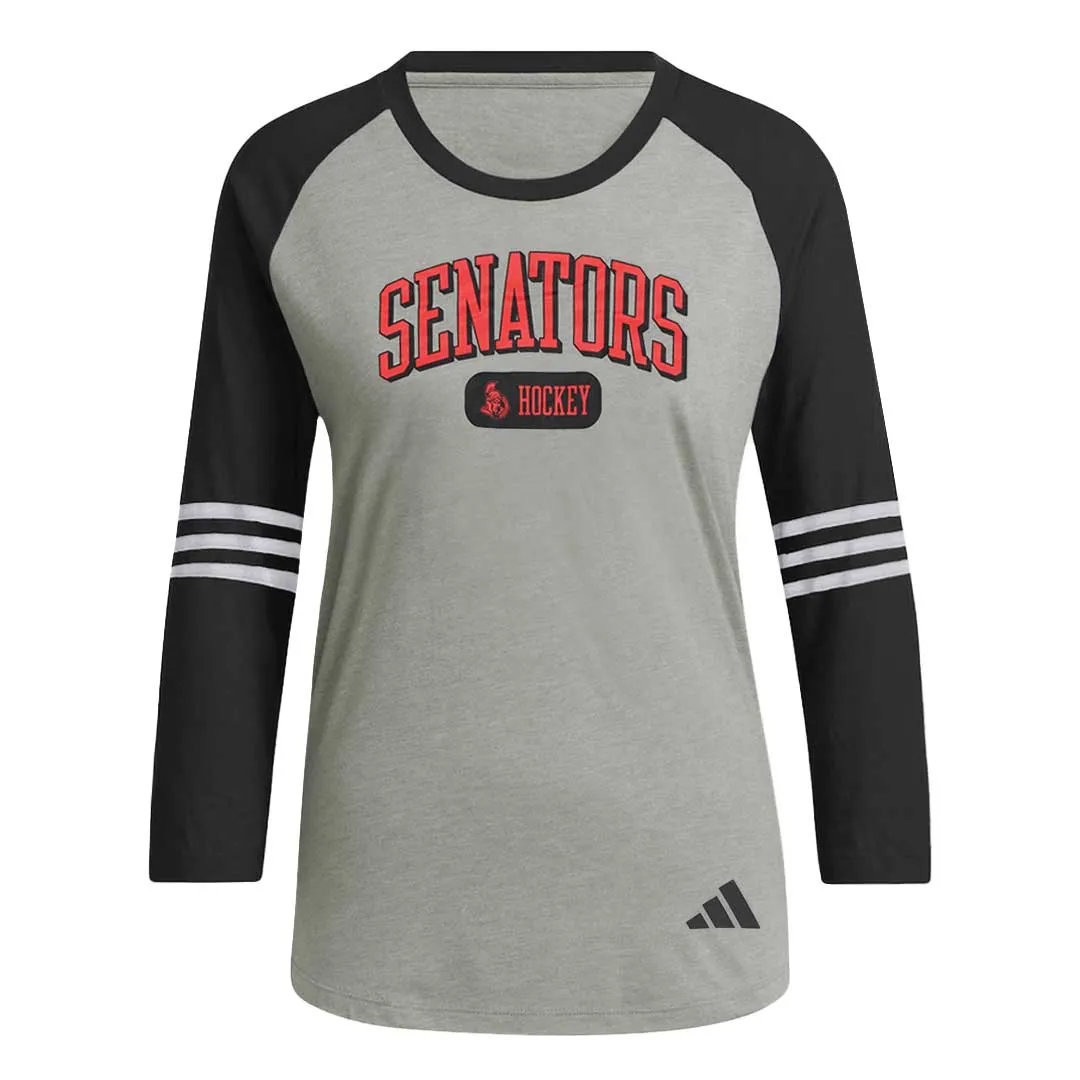 Advanced Layering System Cheap Nice adidas - Women's Ottawa Senators Baseball Long Sleeve T-Shirt (IA3711)
