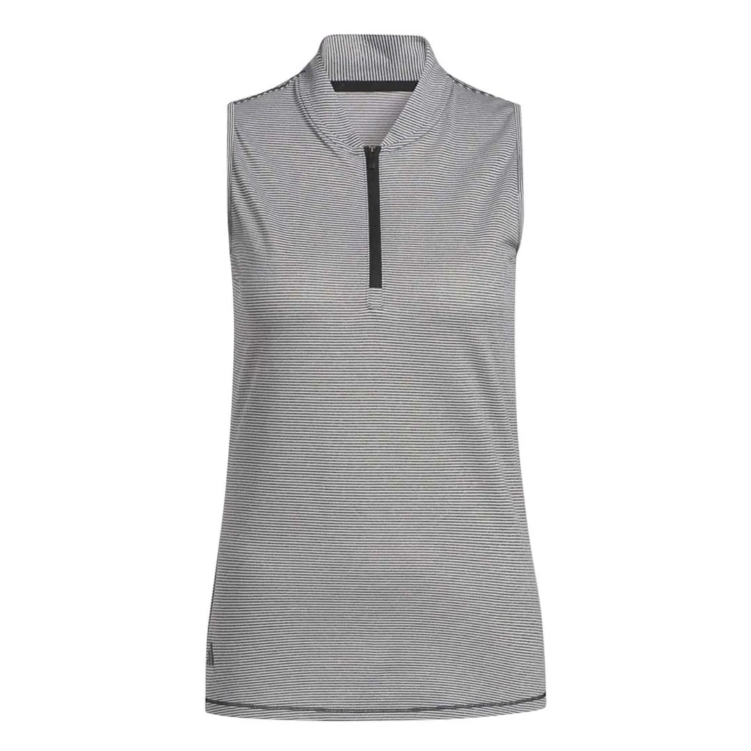 adidas - Women's Ottoman Printed Sleeveless Polo (HT1251) Easy Fit Piece Layered Comfort Look