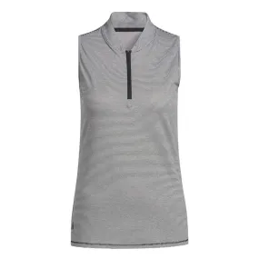 adidas - Women's Ottoman Printed Sleeveless Polo (HT1251) Easy Fit Piece Layered Comfort Look