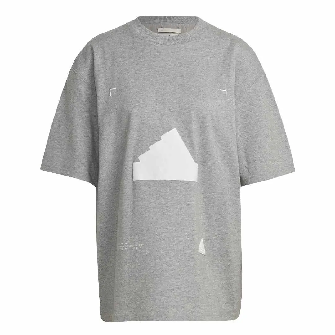 Two Way Zipper adidas - Women's Oversized T-Shirt (HP1587)