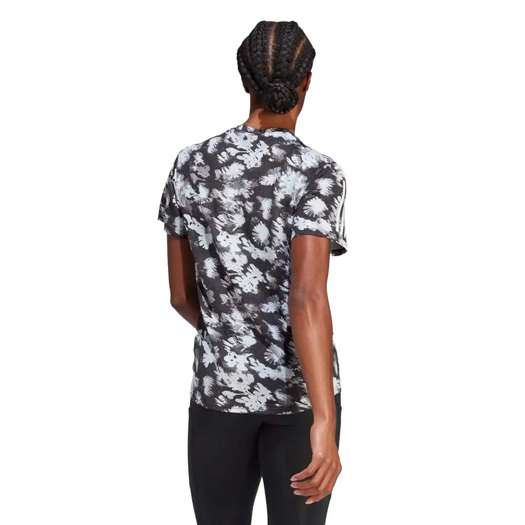 Quick Pull Zipper DurableOuterShell adidas - Women's Own The Run Summer Cooler T-Shirt (HR9966)