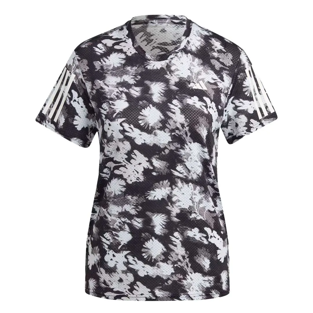 Light Pack Option Secure Chest Pocket adidas - Women's Own The Run Summer Cooler T-Shirt (HR9966)