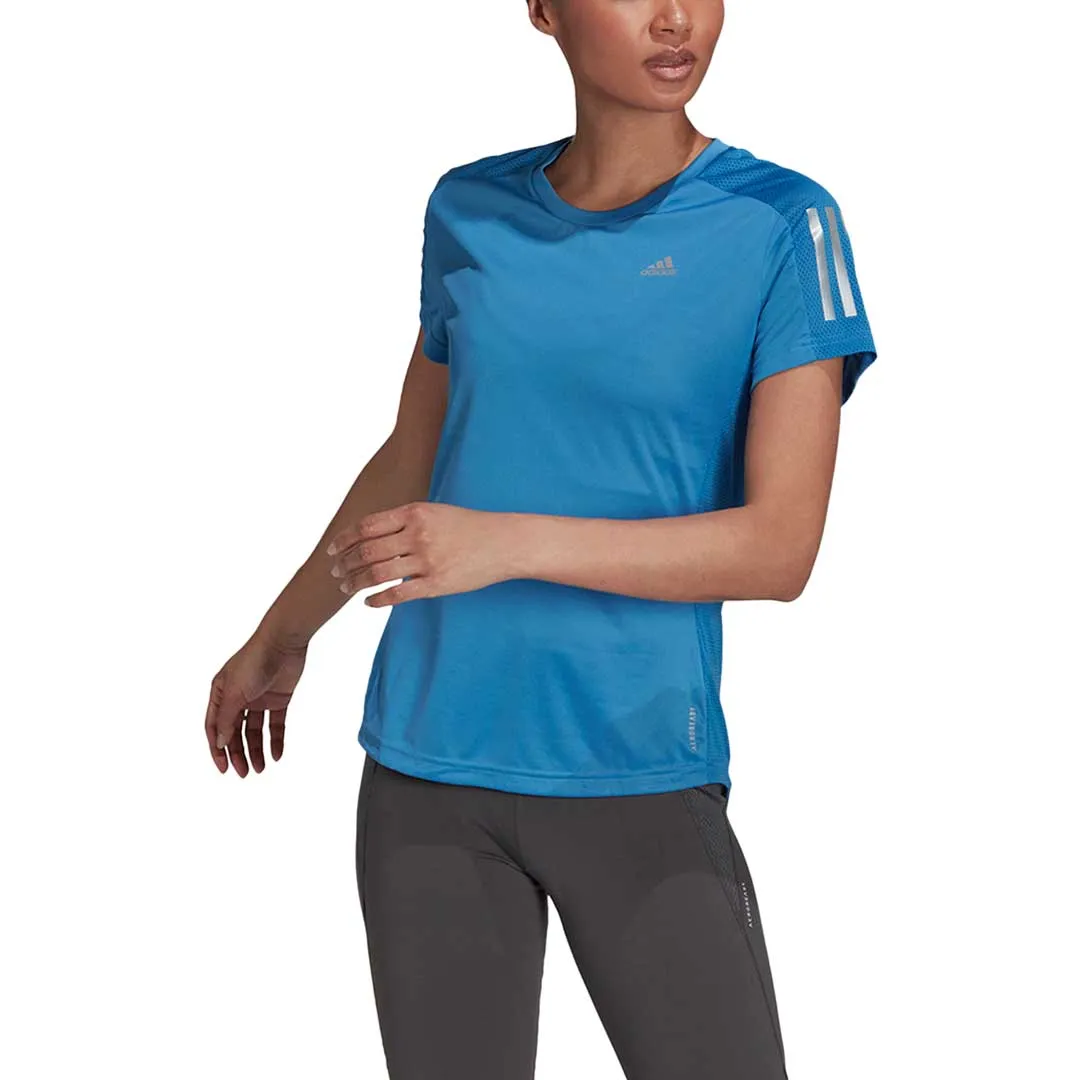 adidas - Women's Own The Run T-Shirt (H30048) Crisp Look