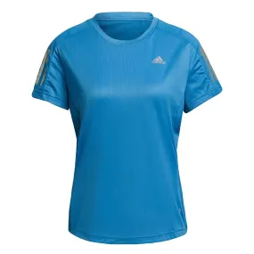 Flexible Waistband Pattern Print adidas - Women's Own The Run T-Shirt (H30048)