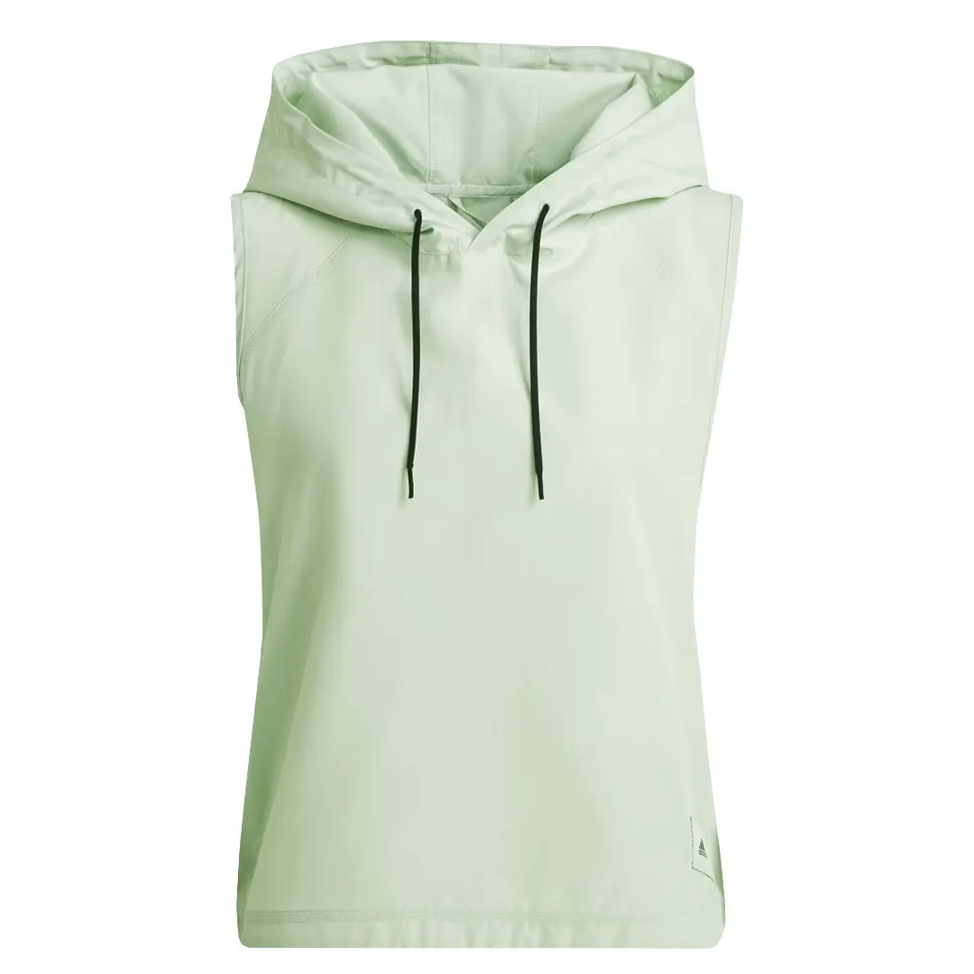Waterproof Shell Quick Wear Fit adidas - Women's Parley Run For The Oceans Hooded Vest (HT3405)