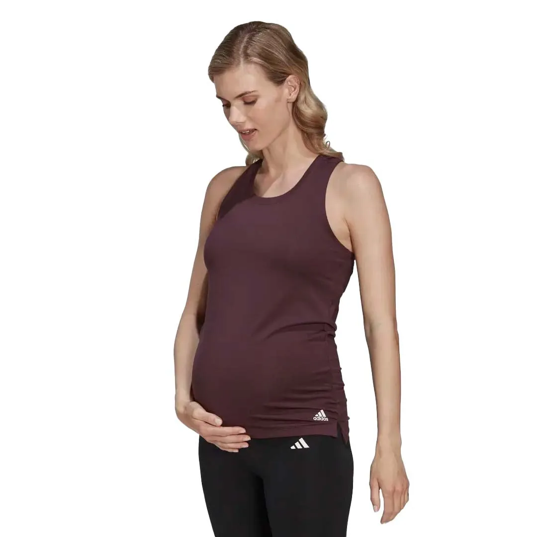 adidas - Women's Racerback Tank (Maternity) (HN3880) AbrasionResistantSurface