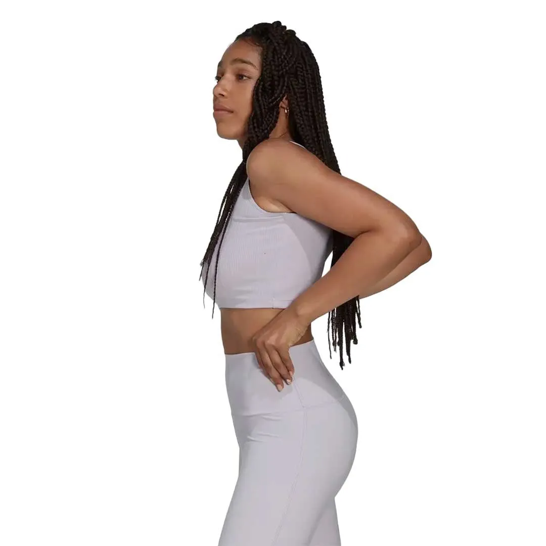 adidas - Women's Rib Cropped Top (HN6931) UltraQuietMaterial
