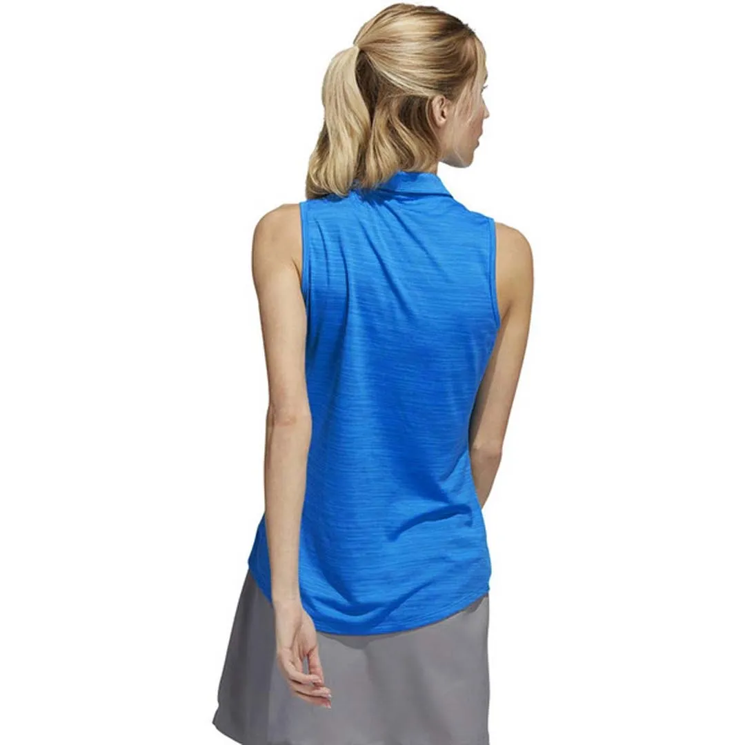 heavy duty fabric Heavyweight Fabric adidas - Women's Space-Dyed Sleeveless Polo (HA6066)
