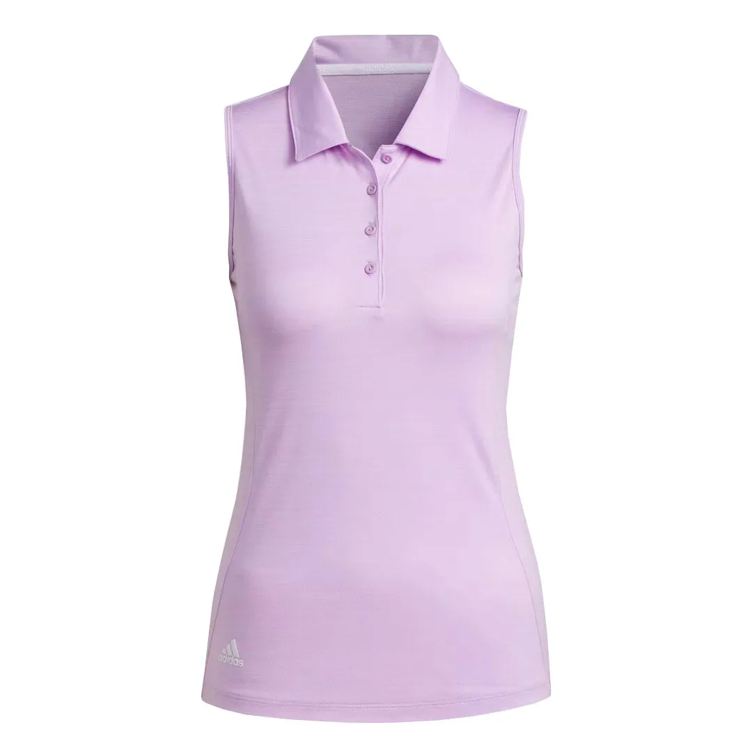 Noise Free Movement adidas - Women's Space-Dyed Sleeveless Polo (HI1730)