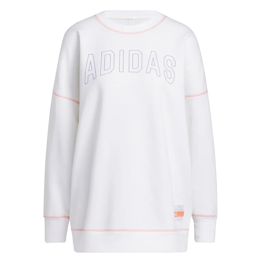adidas - Women's Statement Boyfriend Crew Sweatshirt (IC1644) AirflowVents