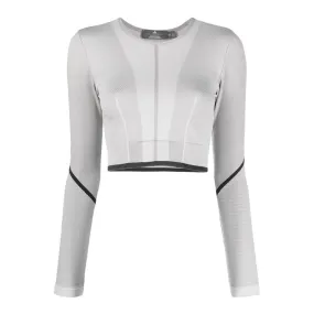 Eco Friendly Construction Quilted Stitching Pattern adidas - Women's Stella McCartney Long Sleeve Top (HR4511)