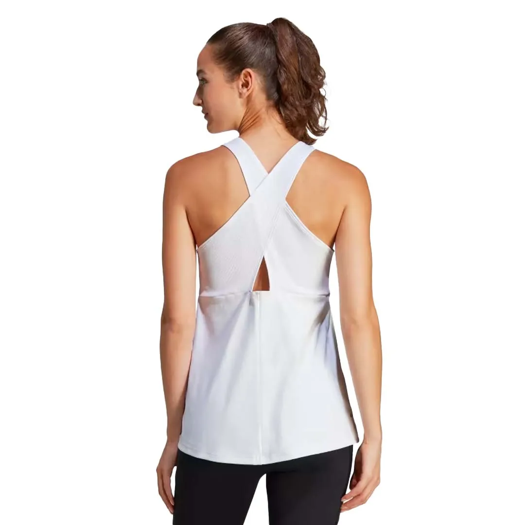 Layered Hem Design Many Pockets adidas - Women's Studio Training Tank Top (IB8571)