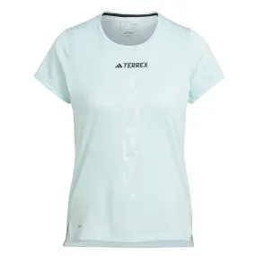 Smooth Zipper Glides adidas - Women's Terrex Agravic Trail Running T-Shirt (HZ6260)