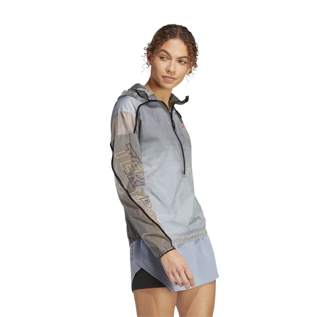 All Year Use adidas - Women's Terrex Agravic Windweave Pro Wind Jacket (HT9403)