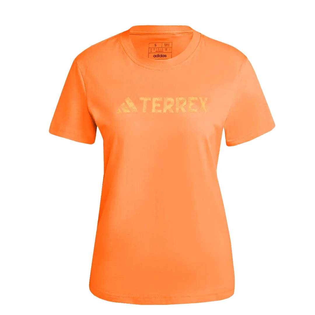 Rubberized Edging adidas - Women's Terrex Classic Logo T-Shirt (IN4669)