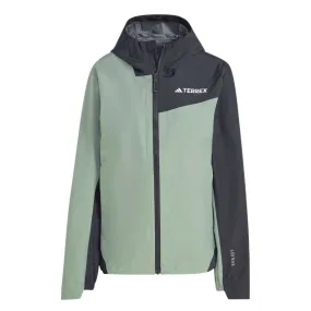 Secure Chest Pocket Cross Ventilation Panels adidas - Women's Terrex Multi 2.5L RAIN.RDY Jacket (IP1510)