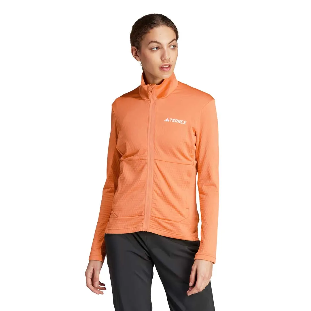 adidas - Women's Terrex Multi Light Front Zip Fleece Jacket (IQ3745) Waist Belt