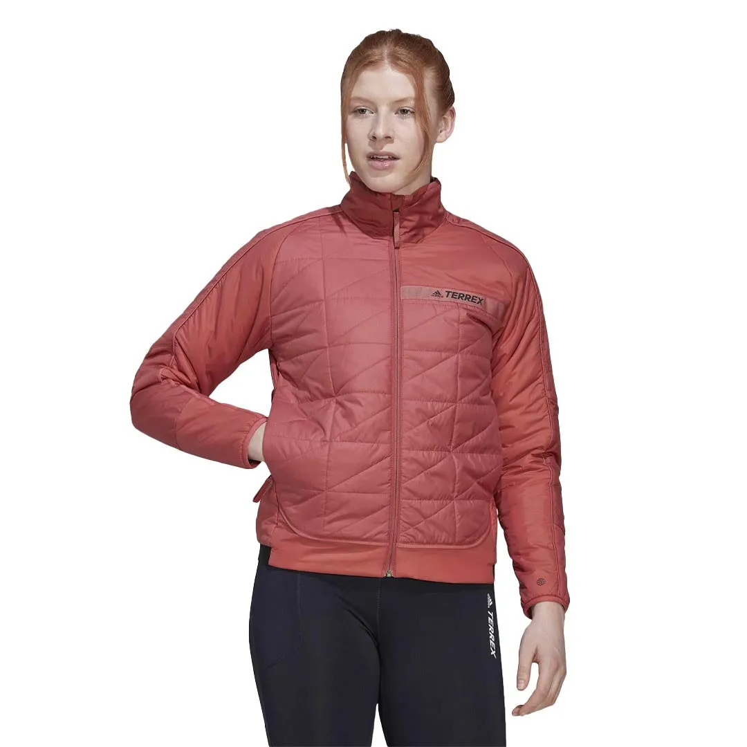 Ergonomic Armhole Cut Heat Reflective Layer adidas - Women's Terrex Multi Synthetic Insulated Jacket (HI5445)