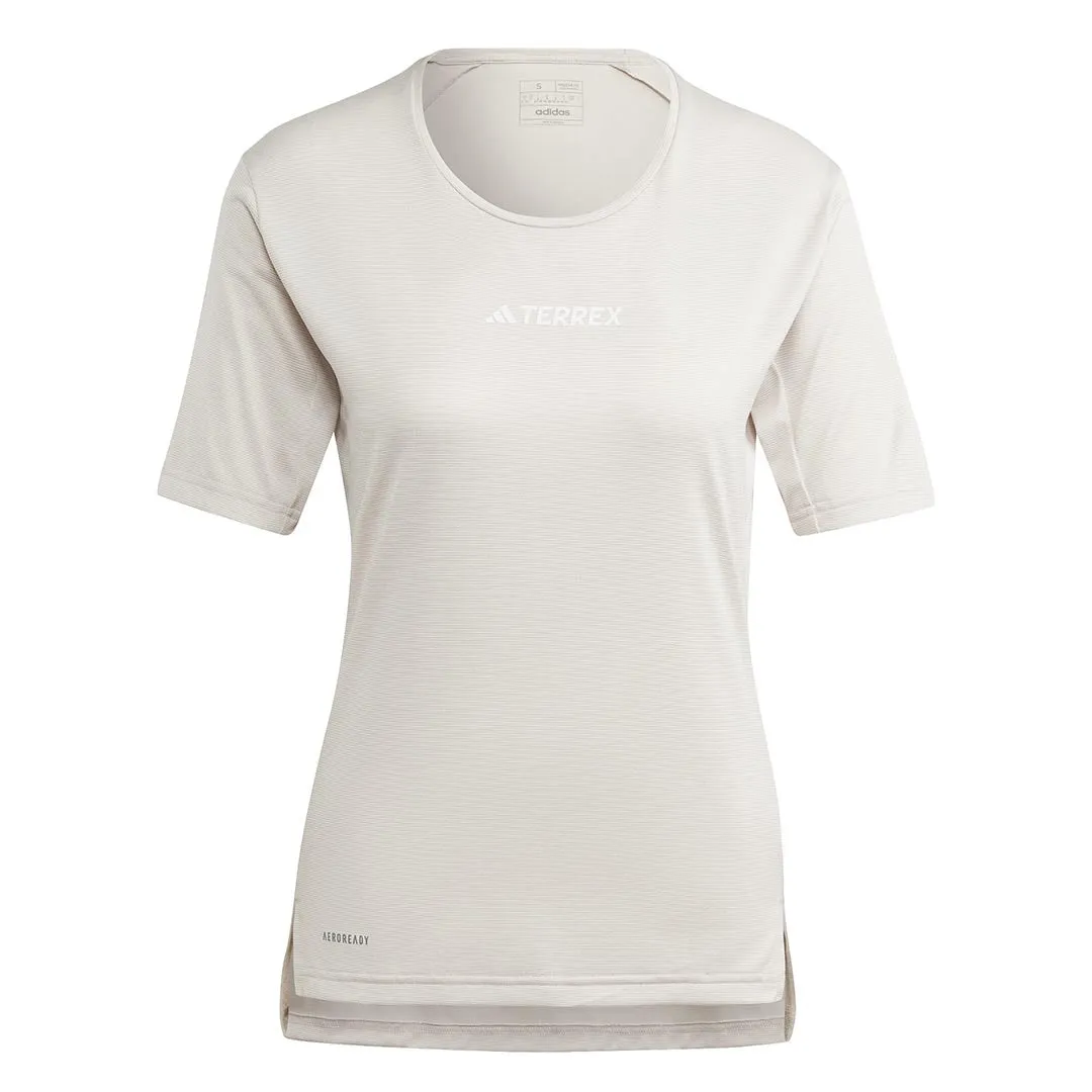 Winter Outerwear Airflow Ventilation adidas - Women's Terrex Multi T-Shirt (HZ6248)