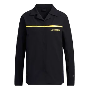 adidas - Women's Terrex National Geographic Long Sleeve Shirt (IC1994) Interchangeable Liners Weatherproof Zipper Seals
