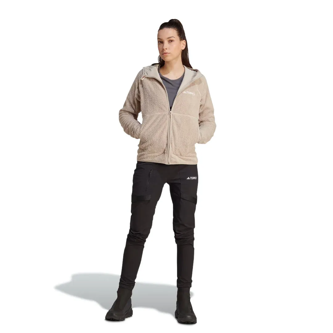 adidas - Women's Terrex Reversible High-Pile Full Zip Fleece Jacket (IB1862) Outdoor Style Staple