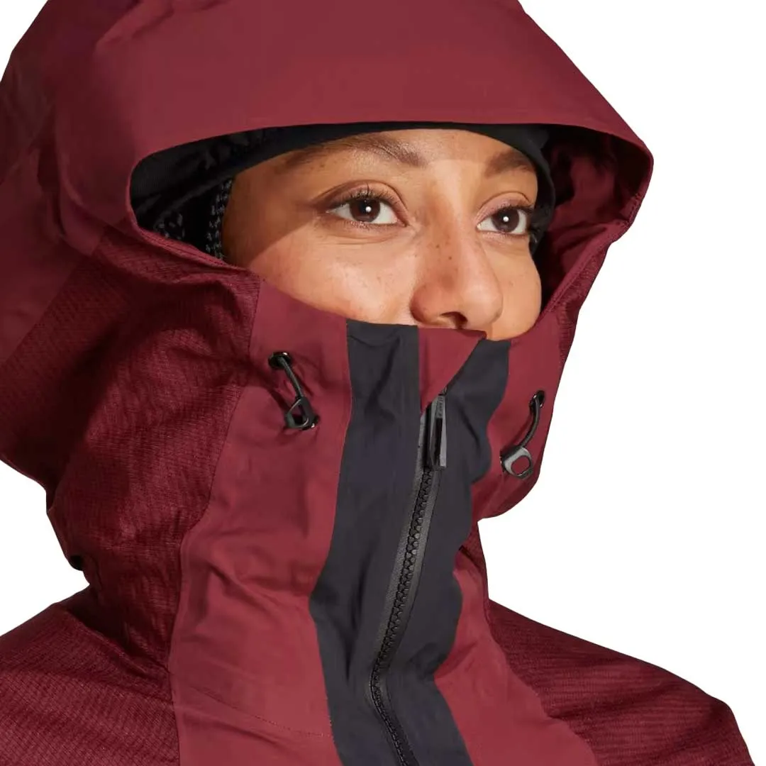 adidas - Women's Terrex Techrock Rain.Rdy Anorak Jacket (HU1833) FlexFoldPackaging