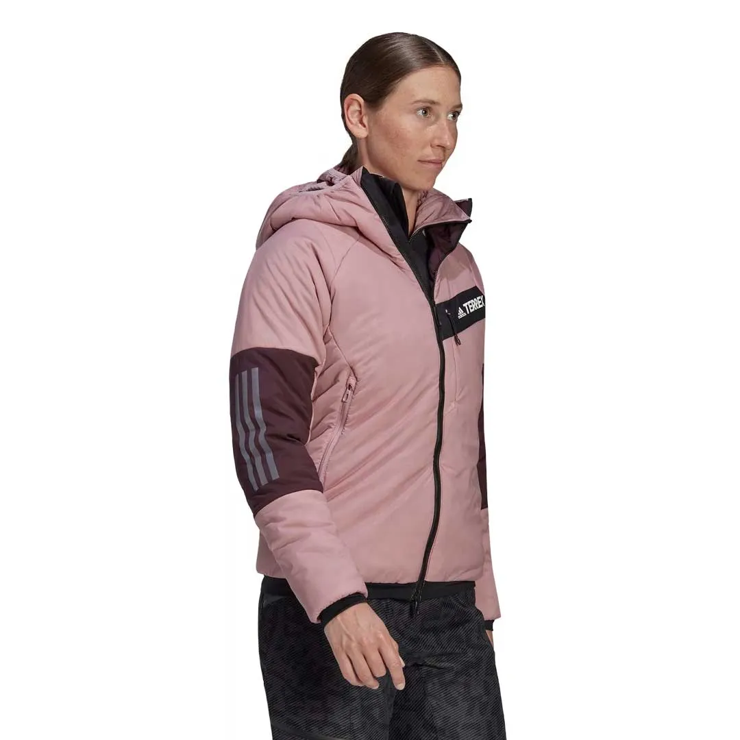 adidas - Women's Terrex Techrock Stretch Hooded Jacket (HE2287) Easy Care Machine Washable