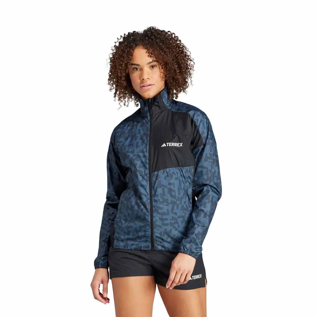 Noise Reduced Fabric CompactPacking adidas - Women's Terrex Trail Running Wind Jacket (IA1808)