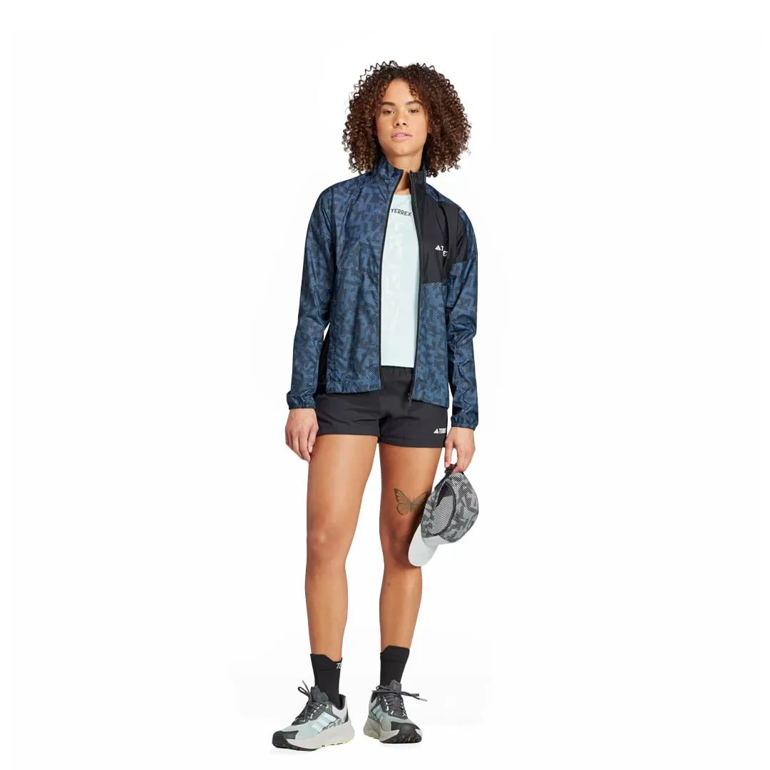 adidas - Women's Terrex Trail Running Wind Jacket (IA1808) Versatile Daily Layer Flex Fit Design