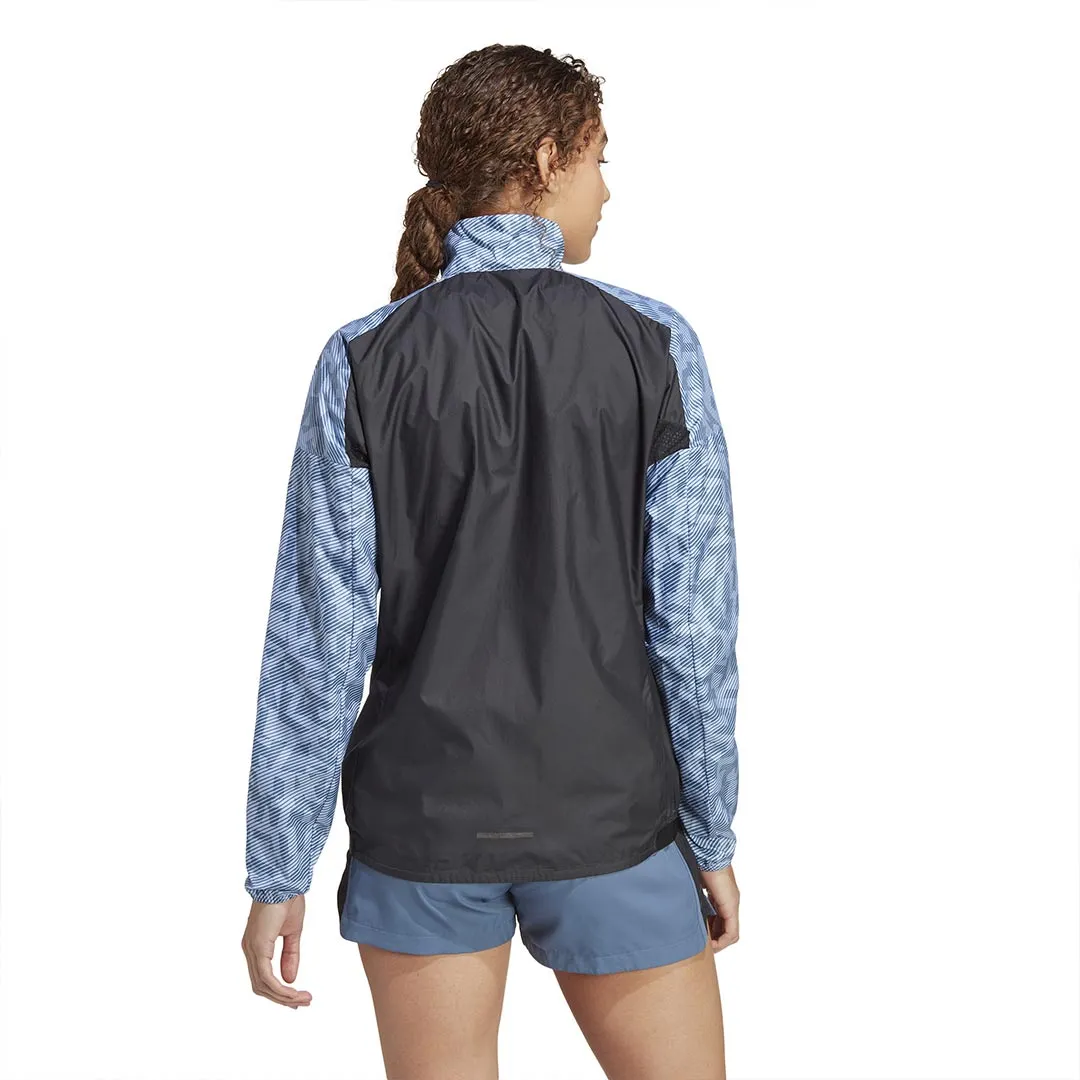 adidas - Women's Terrex Trail Running Windbreaker Jacket (HZ1320) Weather Smart Look
