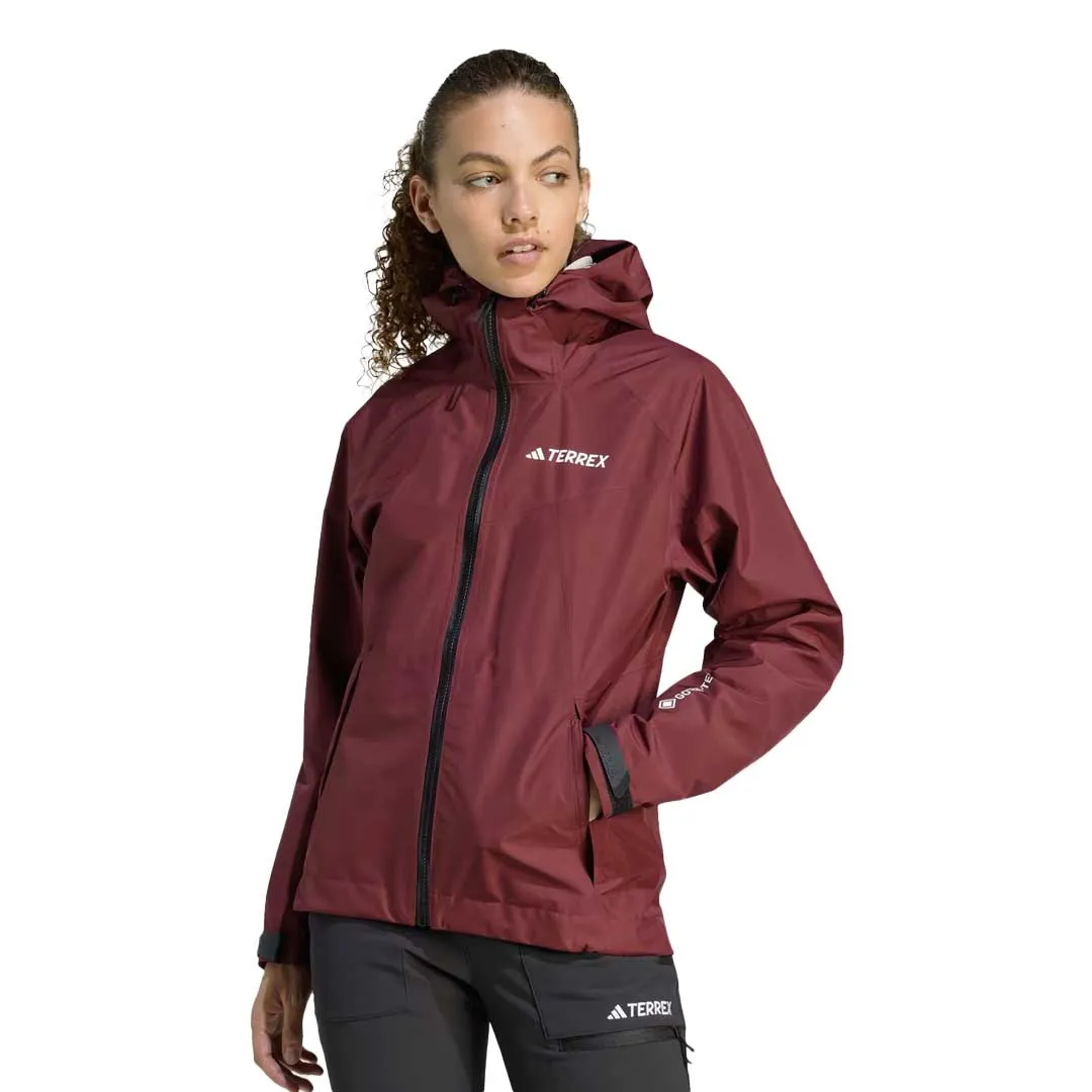 adidas - Women's Terrex Xperior Gore-Tex Paclite Rain Jacket (IB4257) Reflective accents