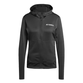 adidas - Women's Terrex Xperior Lightweight Fleece Jacket (Plus Size) (HY4275) Packable Technology City Ready Wear