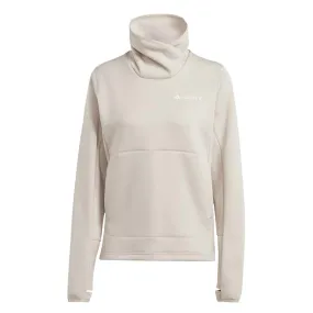snag resistant Detachable Lining adidas - Women's Terrex Xperior Medium FLC Pullover (IB1834)