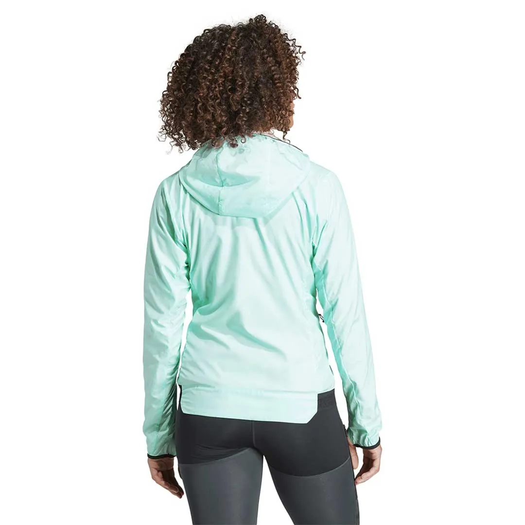 Hidden Ventilation Zones Adjustable Hem Cords adidas - Women's Terrex Xperior Windweave Jacket (HZ5317)