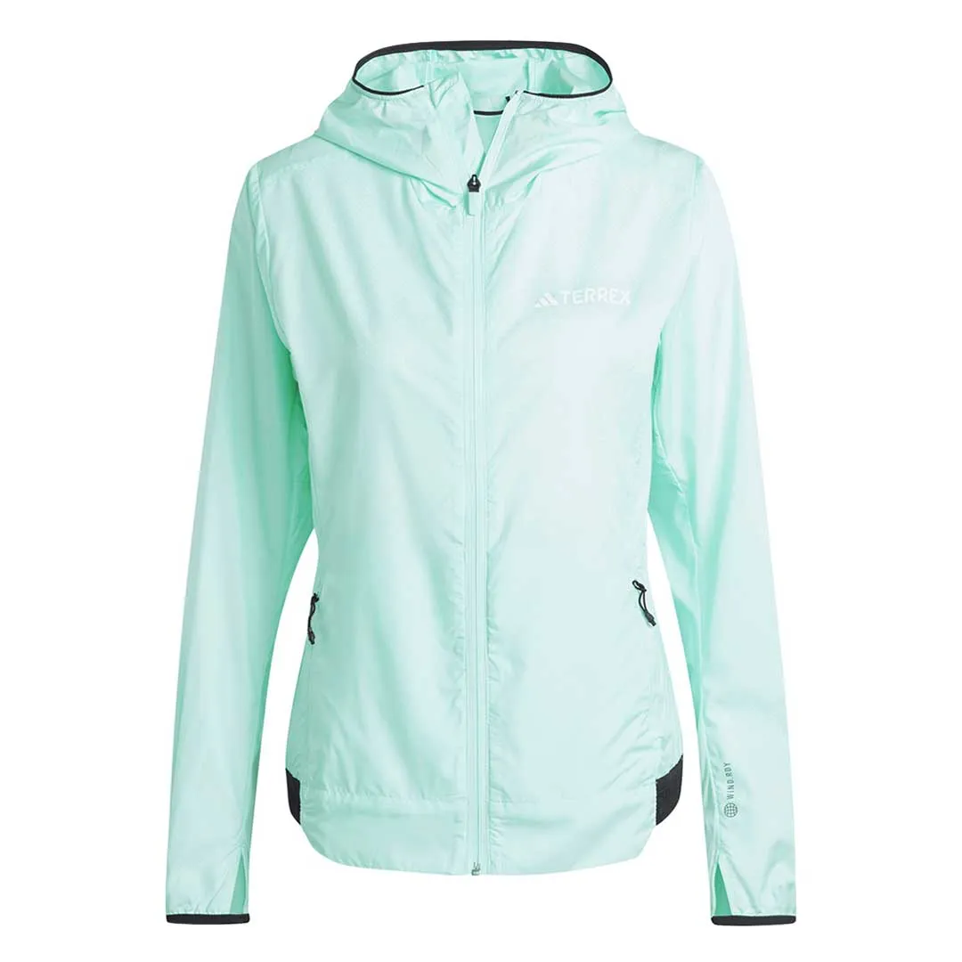 Bonded Fabric TemperatureRegulating Tech adidas - Women's Terrex Xperior Windweave Jacket (HZ5317)