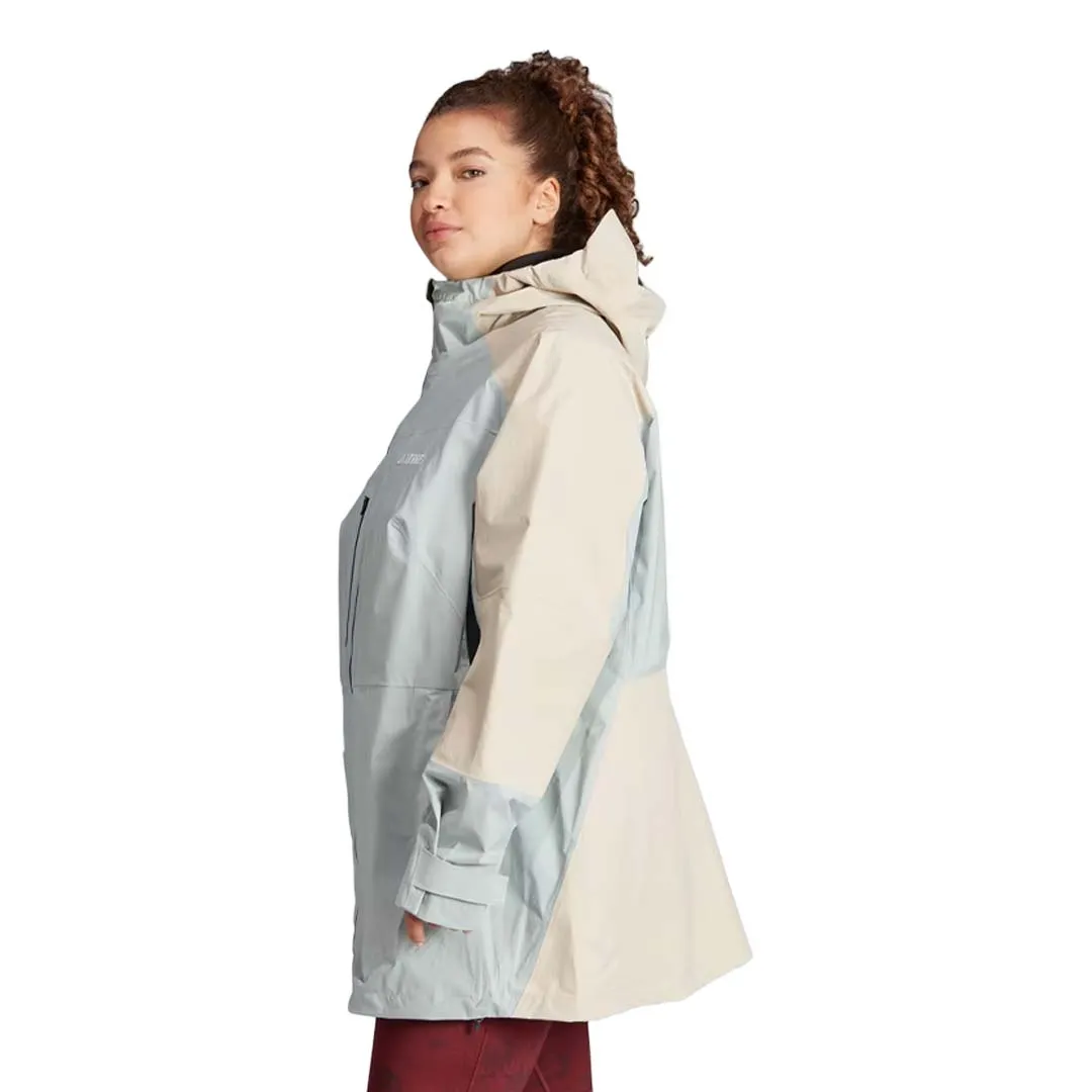 MoistureWickingLining adidas - Women's Terrex Xploric RAIN.RDY Hiking Jackets (Plus Size) (IB4265)